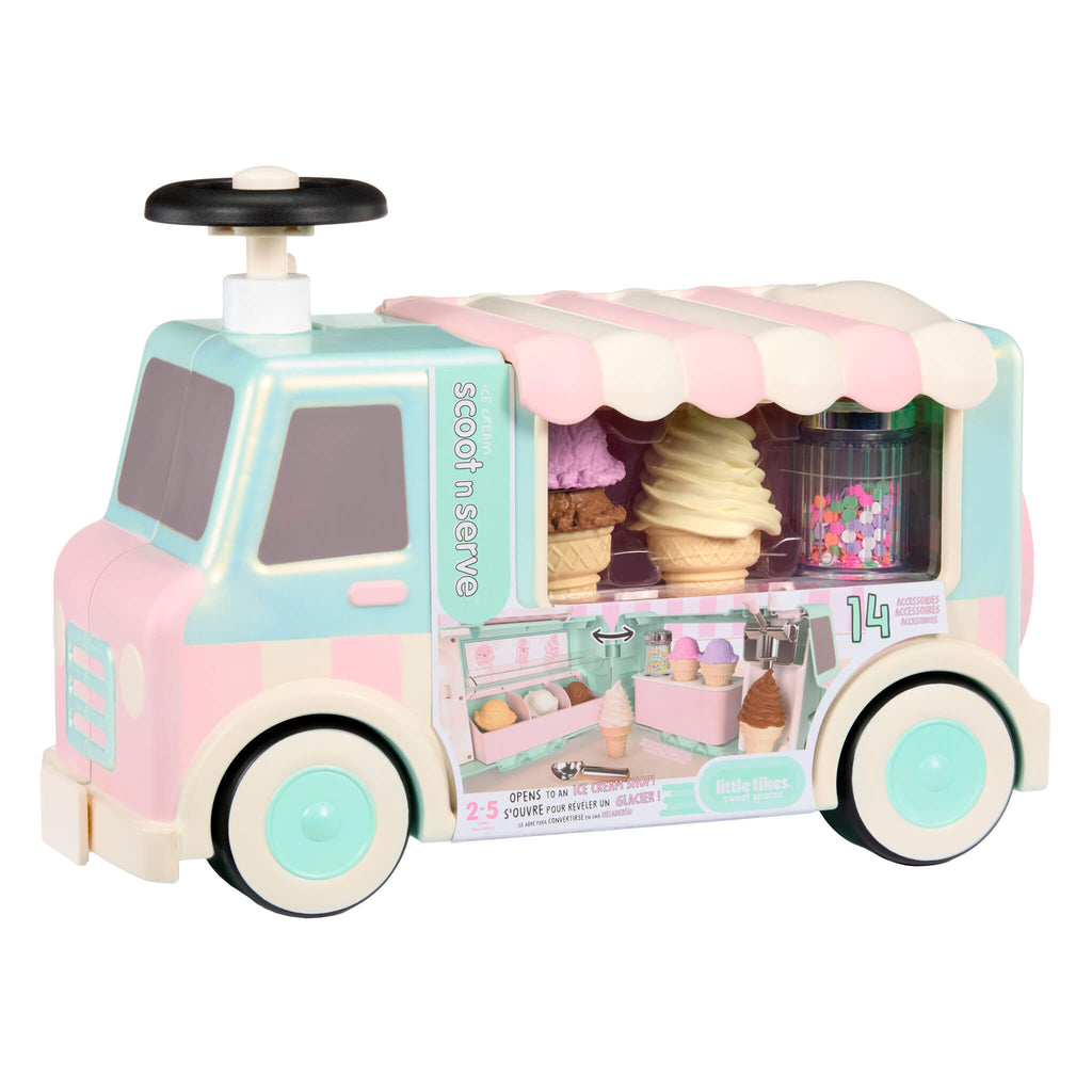 Sweet Spaces™ Ice Cream Scoot N' Serve™ Ride-On