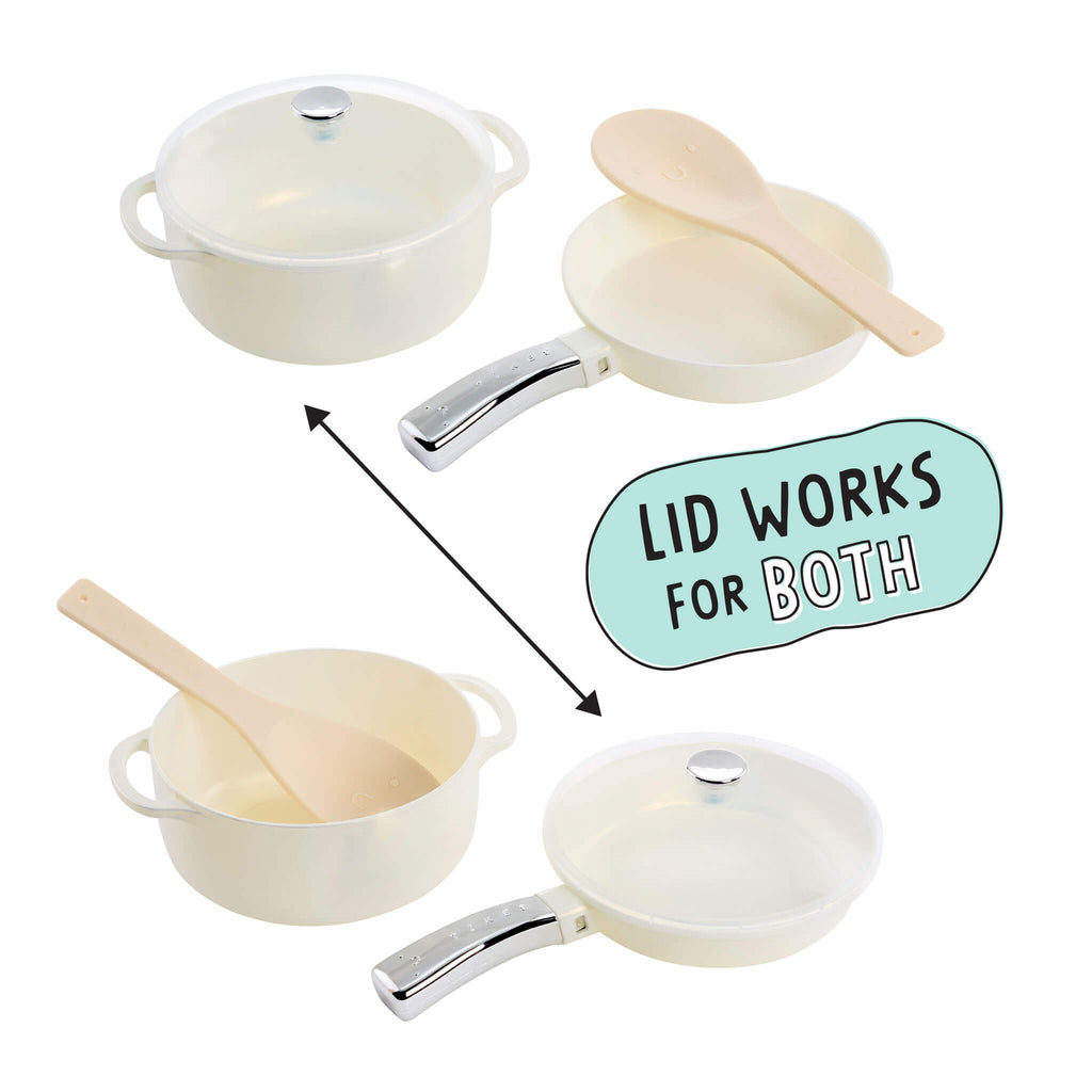 Sweet Spaces™ Pots & Pans Set - White