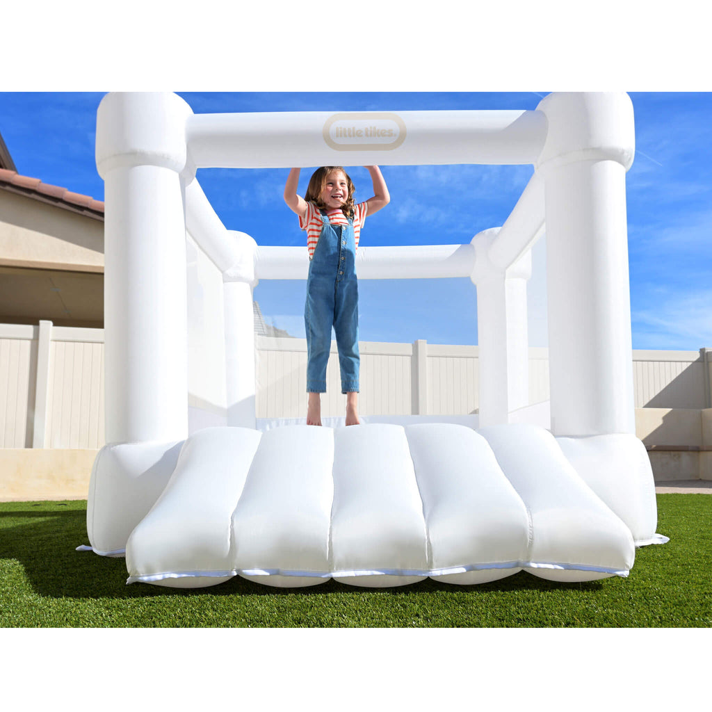 Cloud Collection™ White Jr. Jump 'n Slide™ Bouncer