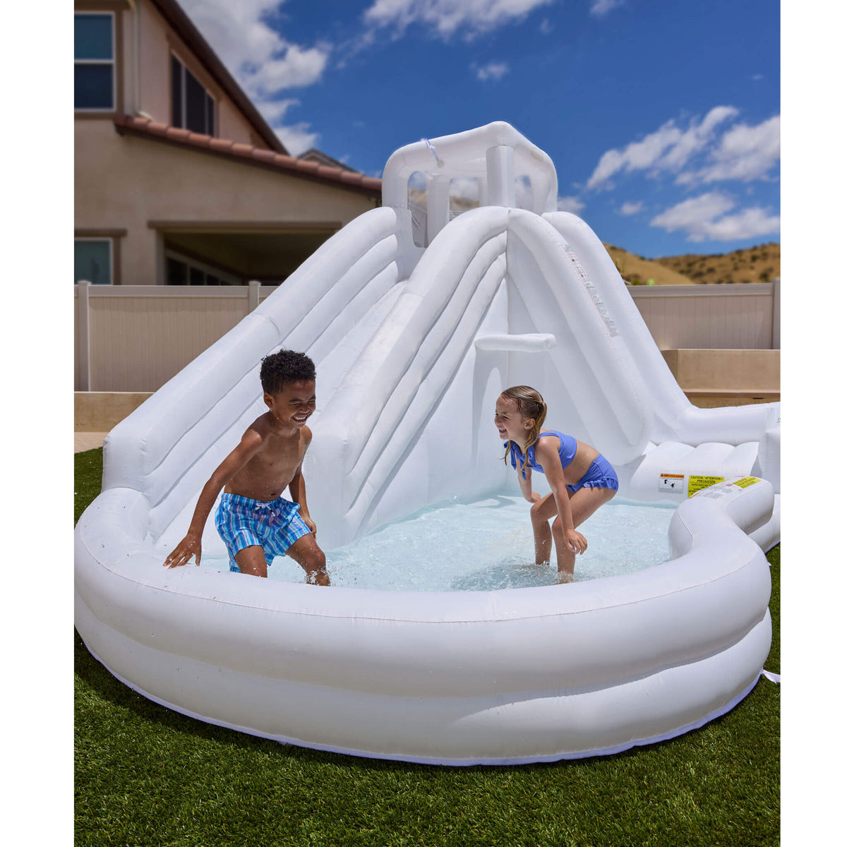Cloud Collection™ Slam 'n' Curve Slide – White