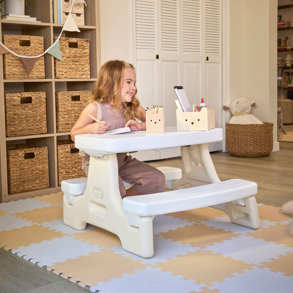 Cloud Collection™ Easy Store™ Jr. Play Table - White